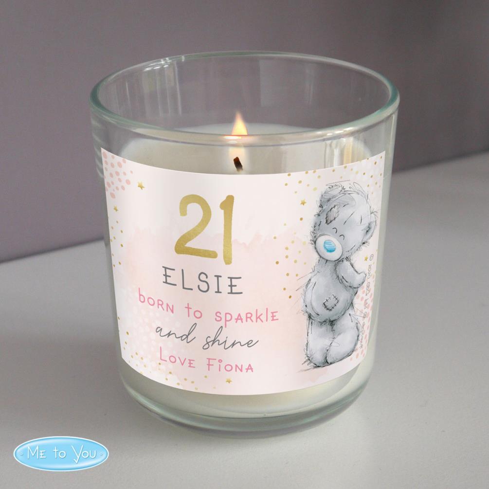 Personalised Me to You Sparkle & Shine Scented Jar Candle Extra Image 1